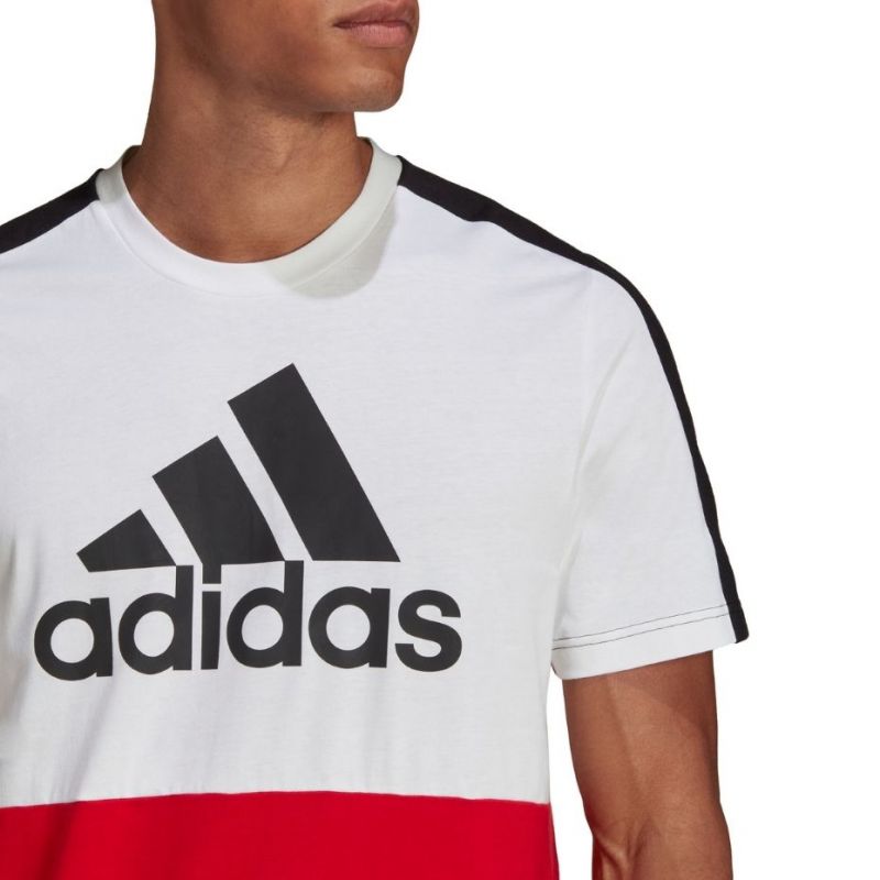 adidas Essentials Colorblock Single Jersey Tee M HE4330 Póló - Sportmania.hu