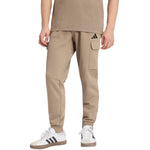 Adidas Essentials Feelcozy Cargo férfi nadrág, bézs