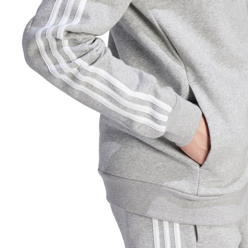 adidas Essentials Fleece 3-Stripes Full-Zip M sweatshirt IJ6479 Pulóver - Sportmania.hu