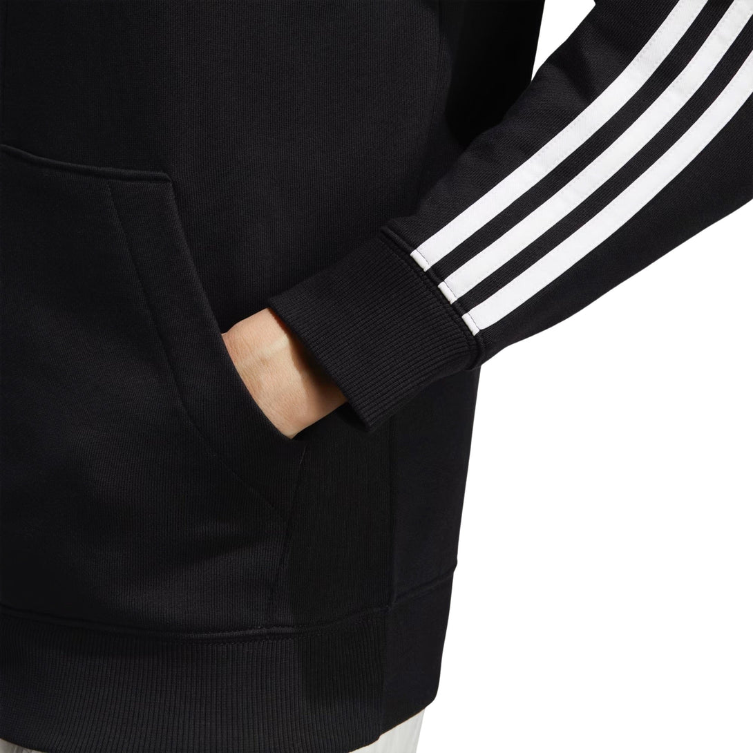 Adidas Essentials French Terry 3-Stripes cipzáros kapucnis pulóver, női - Sportmania.hu