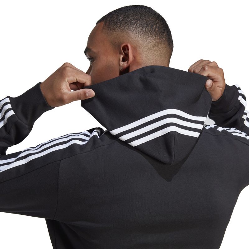 Adidas Essentials French Terry 3-Stripes Hoodie M IC0435 Kapucnis pulóver - Sportmania.hu