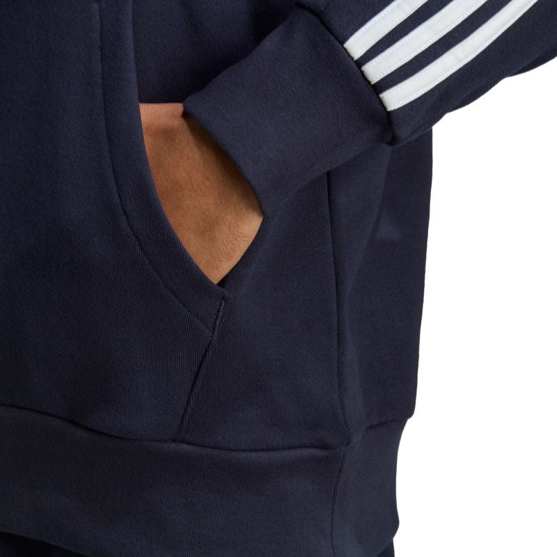 Adidas Essentials French Terry 3-Stripes Hoodie M IC0436 Kapucnis pulóver - Sportmania.hu