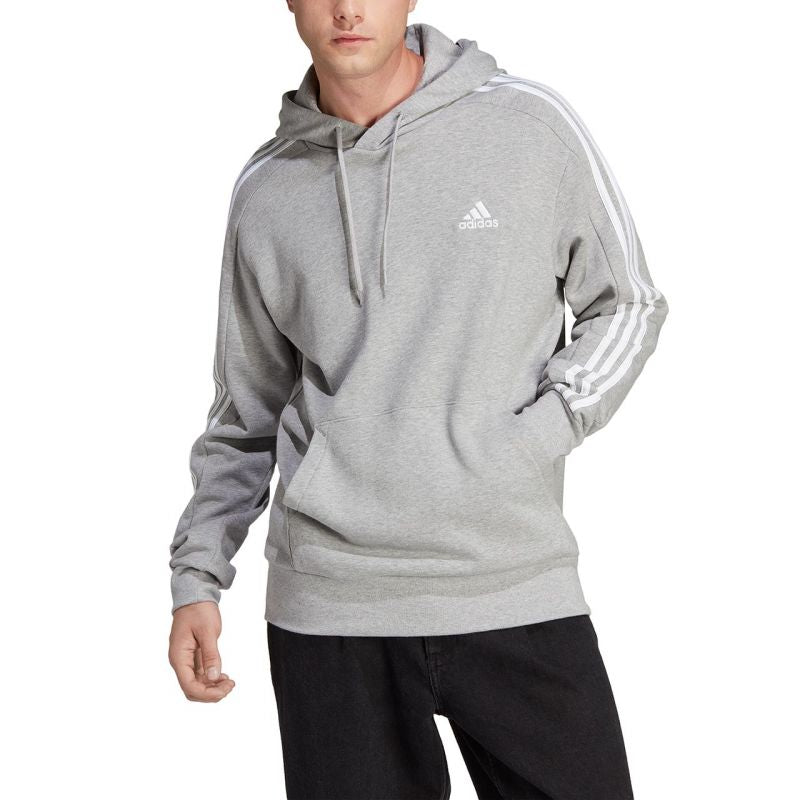 Adidas Essentials French Terry 3-Stripes Hoodie M IC0437 Kapucnis pulóver - Sportmania.hu