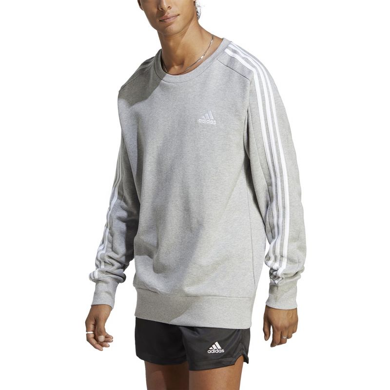 adidas Essentials French Terry 3-Stripes M IC9319 sweatshirt Pulóver - Sportmania.hu