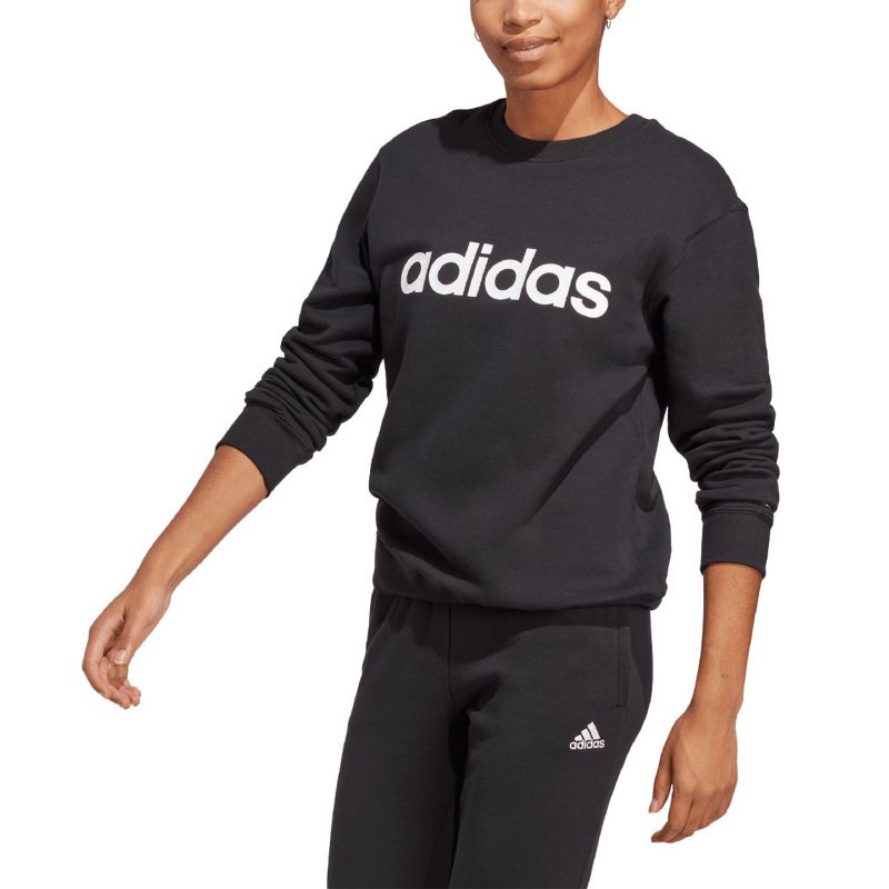 adidas Essentials Linear French Terry W sweatshirt IC6878 Pulóver - Sportmania.hu