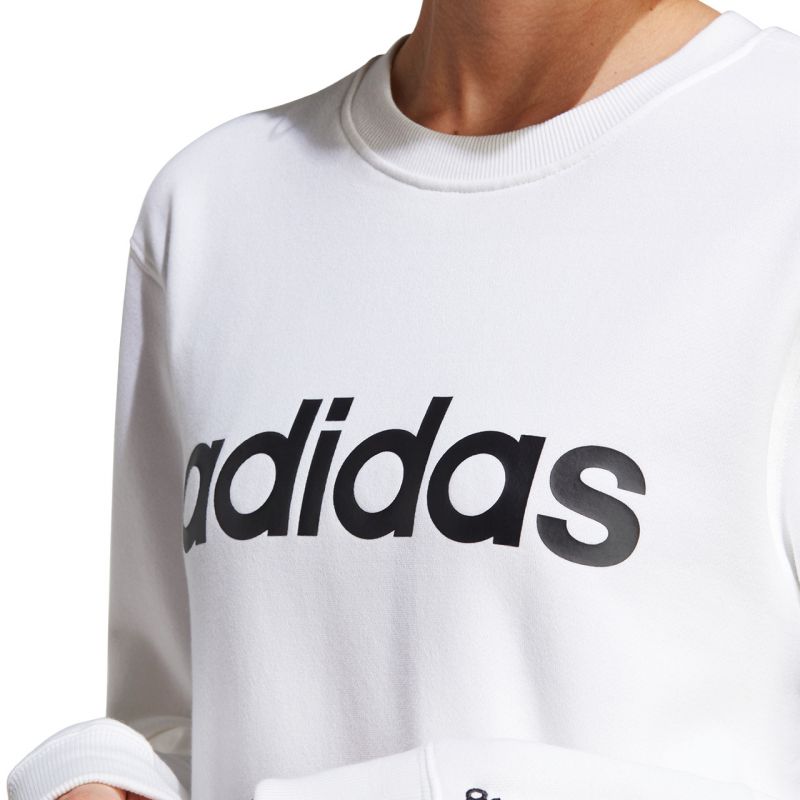 adidas Essentials Linear French Terry W sweatshirt IC6879 Pulóver - Sportmania.hu