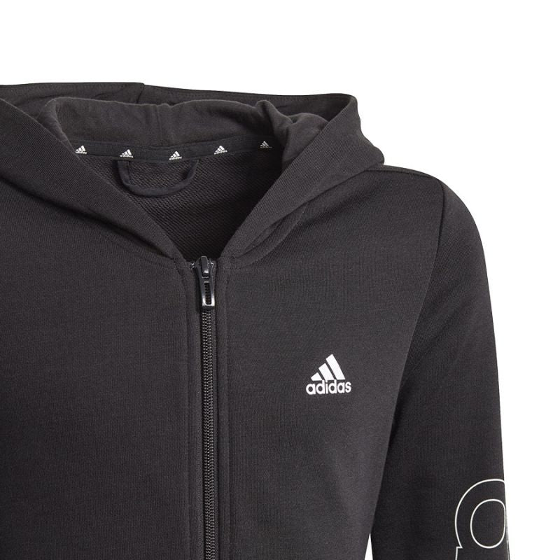 Adidas Essentials Logo Full-Zip Hoodie Jr GN4050 Kapucnis pulóver - Sportmania.hu