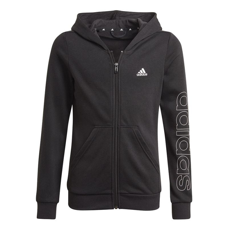 Adidas Essentials Logo Full-Zip Hoodie Jr GN4050 Kapucnis pulóver - Sportmania.hu
