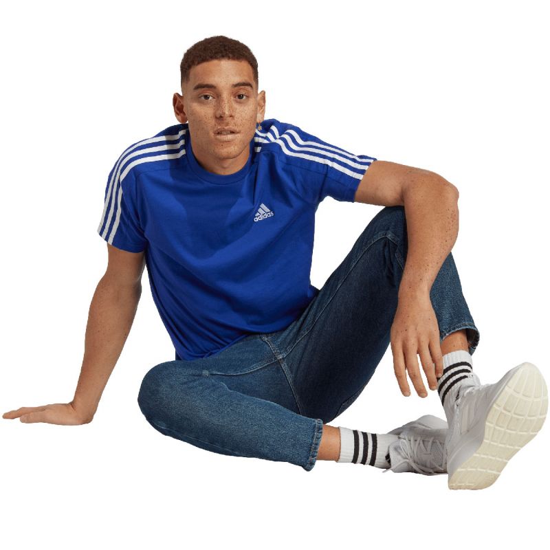 adidas Essentials Single Jersey 3-Stripes M IC9338 Ruházat - Sportmania.hu