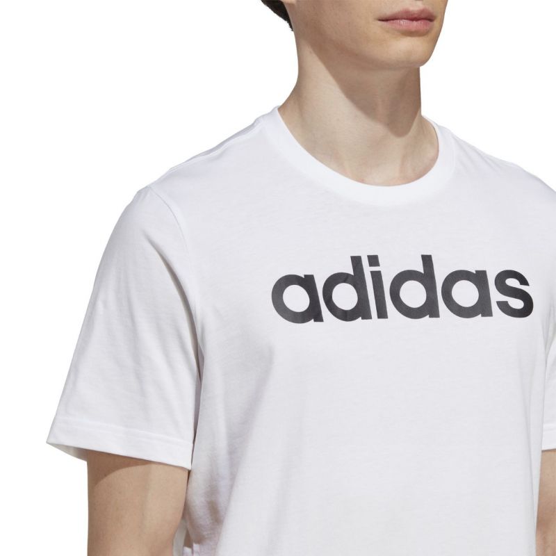 adidas Essentials Single Jersey Linear Embroidered Logo férfi Póló IC9276