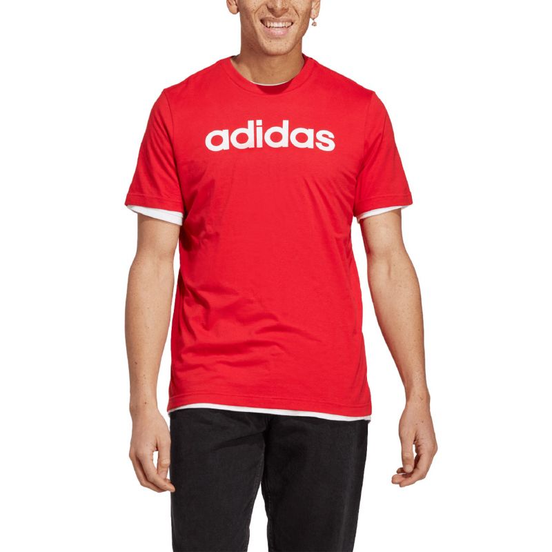 adidas Essentials Single Jersey Linear Embroidered Logo M IC9278 Ruházat - Sportmania.hu