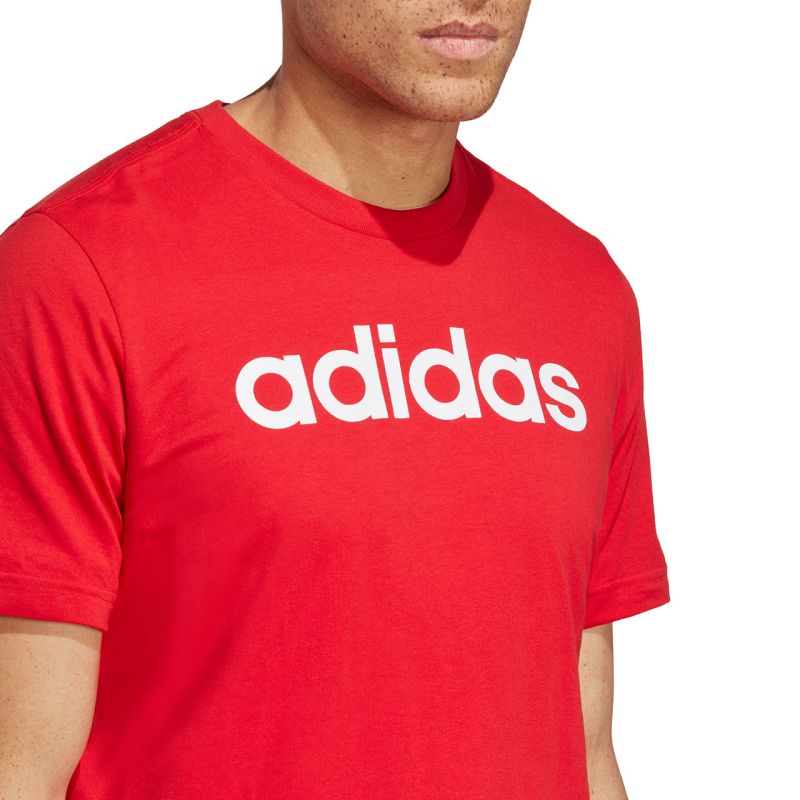 adidas Essentials Single Jersey Linear Embroidered Logo M IC9278 Ruházat - Sportmania.hu