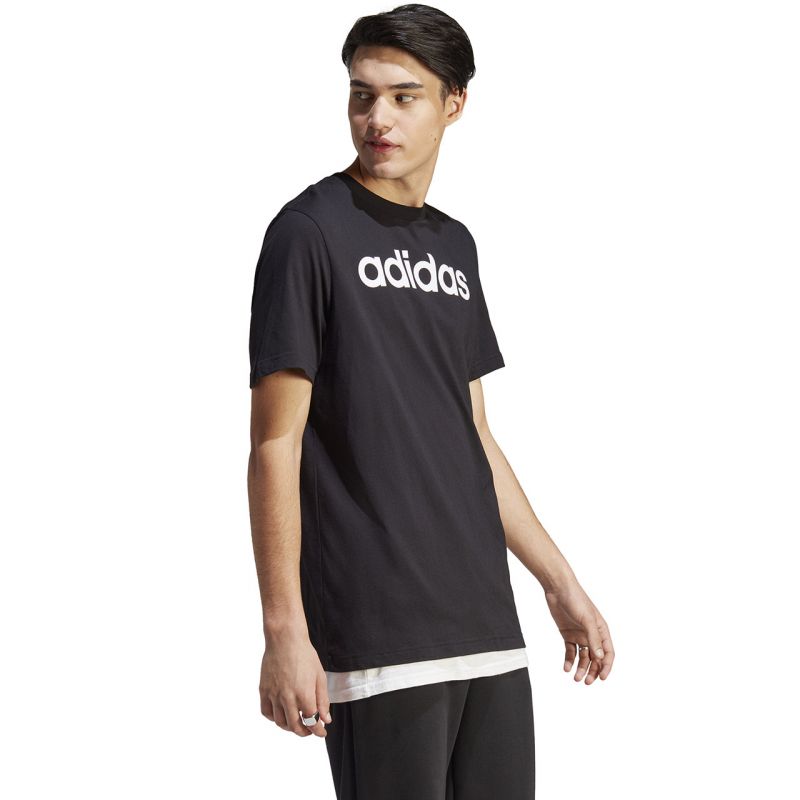 adidas Essentials Single Jersey Linear Embroidered Logo Tee M IC9274 Póló - Sportmania.hu
