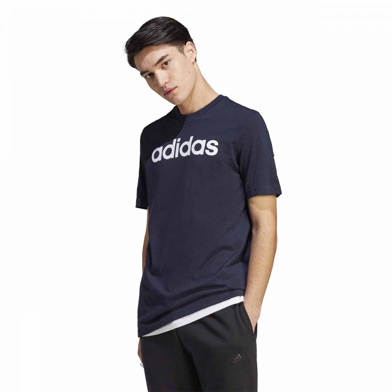 adidas Essentials Single Jersey Linear Embroidered Logo Tee M IC9275 Póló - Sportmania.hu