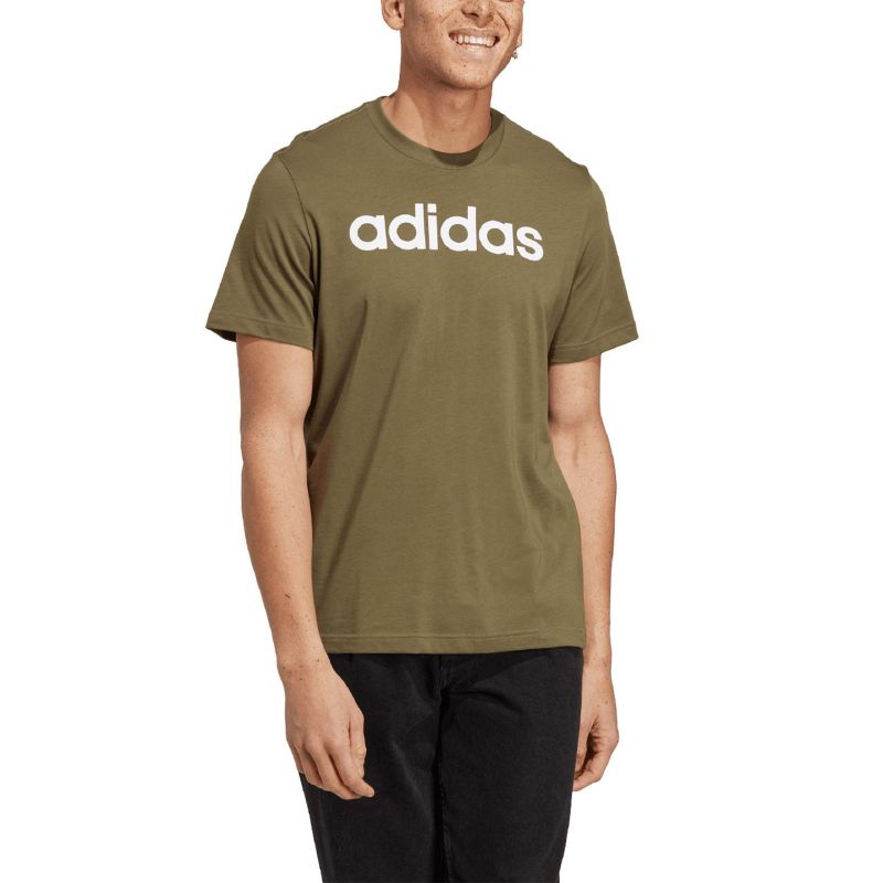 adidas Essentials Single Jersey Linear Embroidered Logo Tee M IC9280 Póló - Sportmania.hu