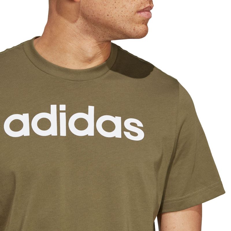 adidas Essentials Single Jersey Linear Embroidered Logo Tee M IC9280 Póló - Sportmania.hu