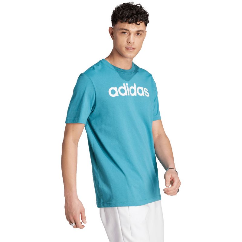 adidas Essentials Single Jersey Linear Embroidered Logo Tee M IJ8655 Póló - Sportmania.hu