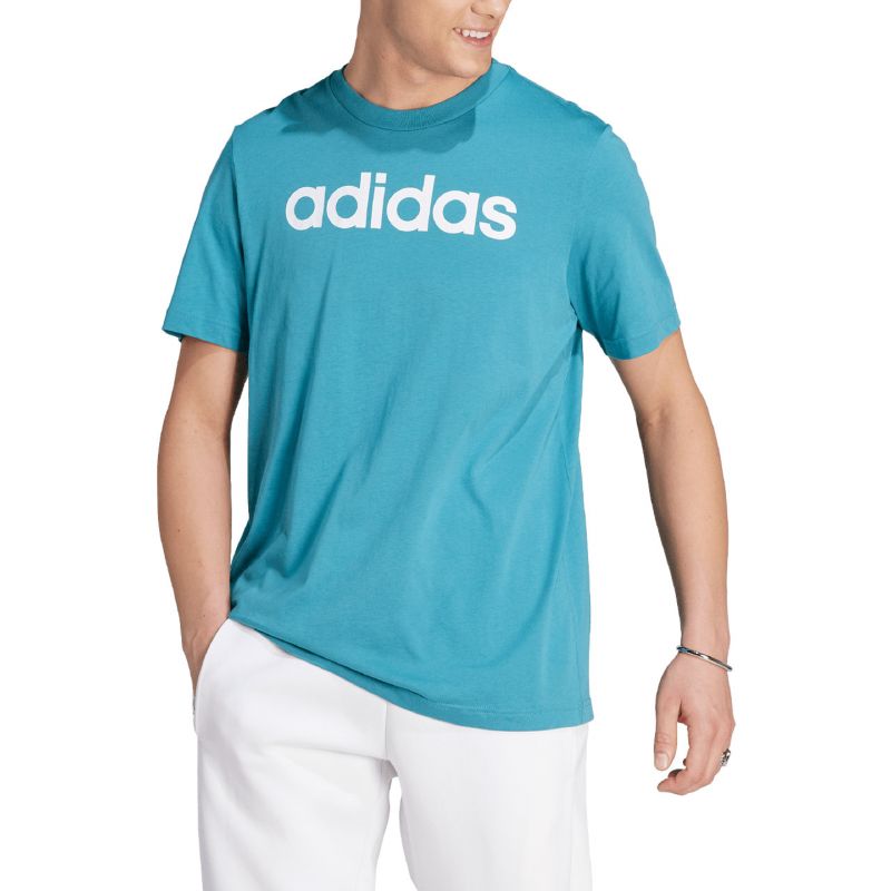 adidas Essentials Single Jersey Linear Embroidered Logo Tee M IJ8655 Póló - Sportmania.hu