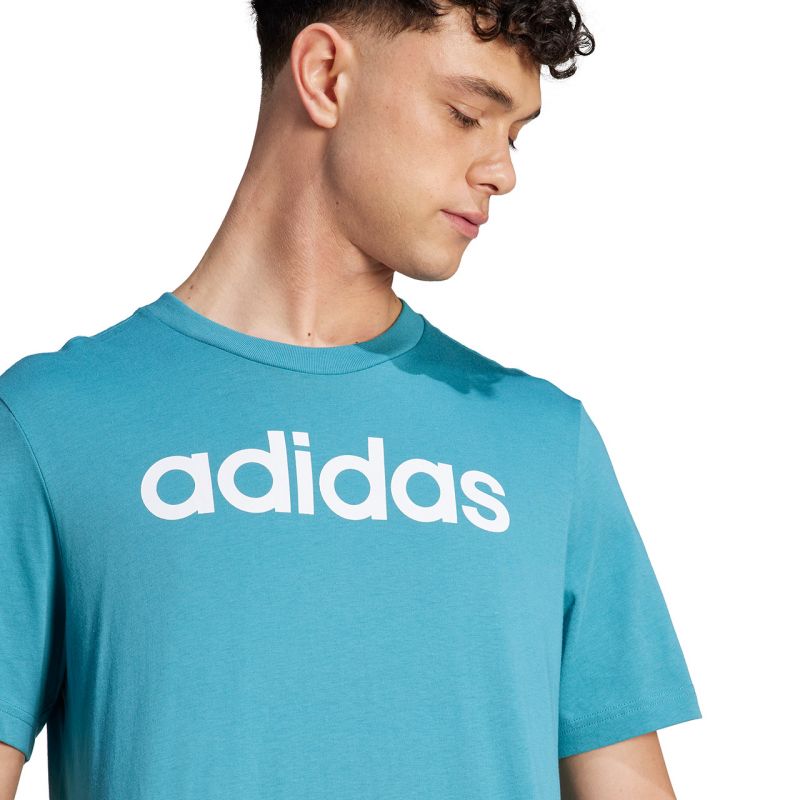 adidas Essentials Single Jersey Linear Embroidered Logo Tee M IJ8655 Póló - Sportmania.hu