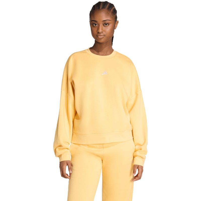 Adidas Essentials Small Logo Feelcozy Women's Sweatshirt sárga női pulóver