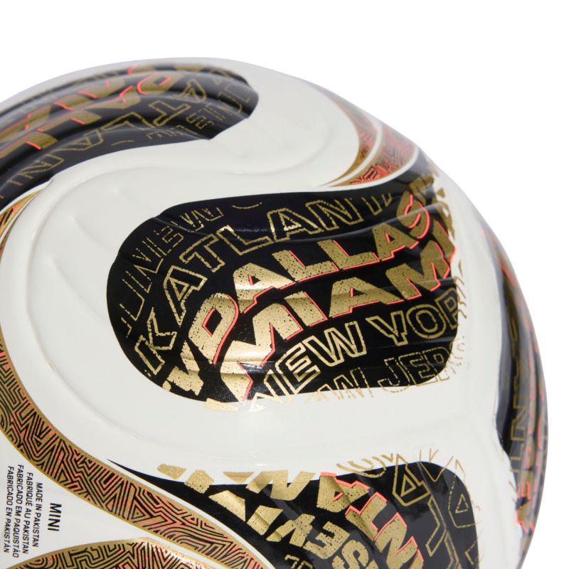 Adidas FIFA World Cup 26 Final Mini white-gold labda, arany