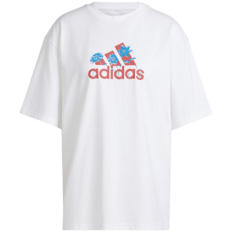 adidas Flower Pack Badge of Sport Women's T-shirt White IT1421 Póló - Sportmania.hu