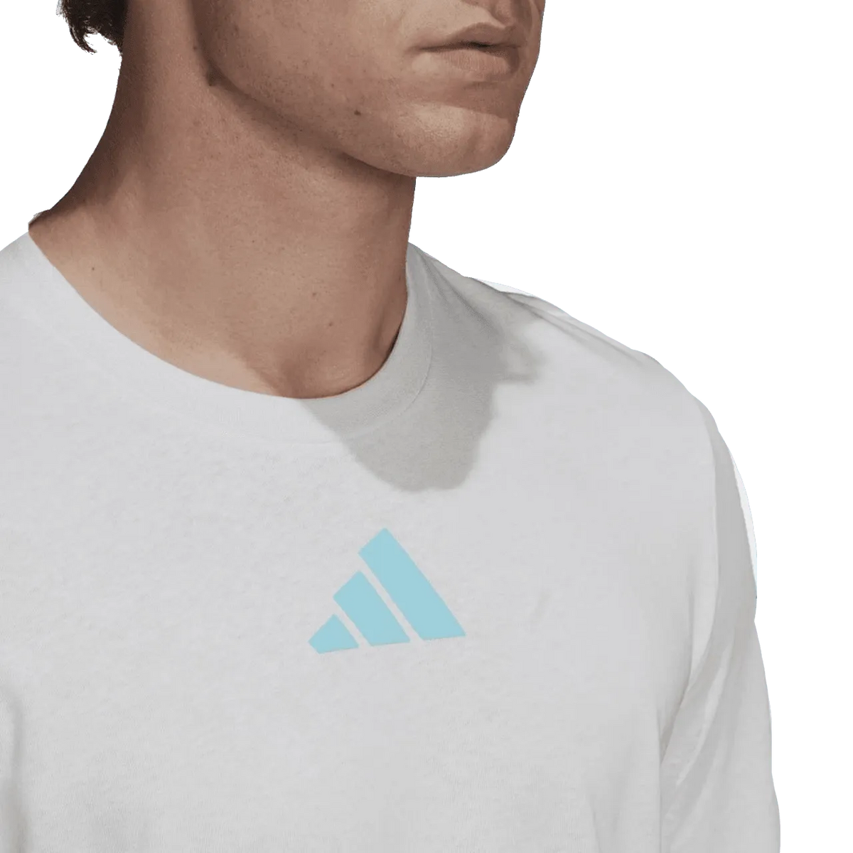 Adidas Future Block Long Sleeve Graphic fehér férfi Hosszú ujjú Póló