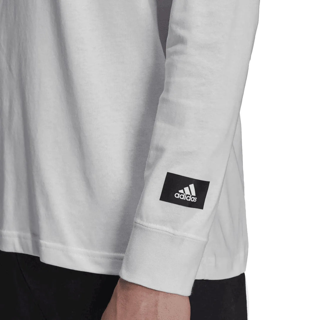 Adidas Future Block Long Sleeve Graphic póló, fehér Hosszú ujjú póló - Sportmania.hu