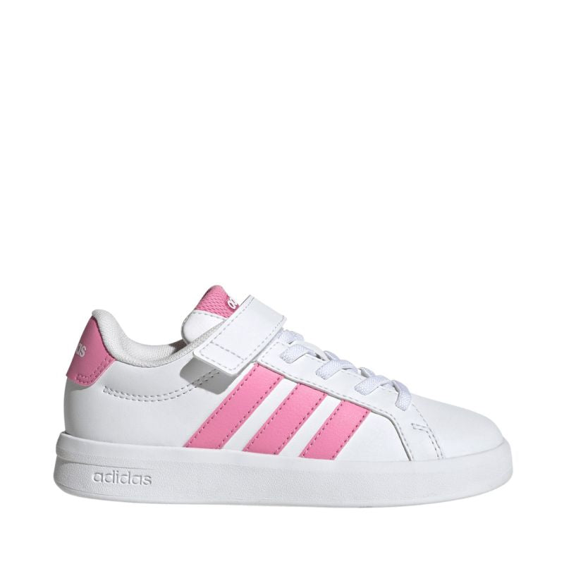 Adidas Grand Court 3.0 kids' shoes white and JP9371 rózsaszín gyerek cipő
