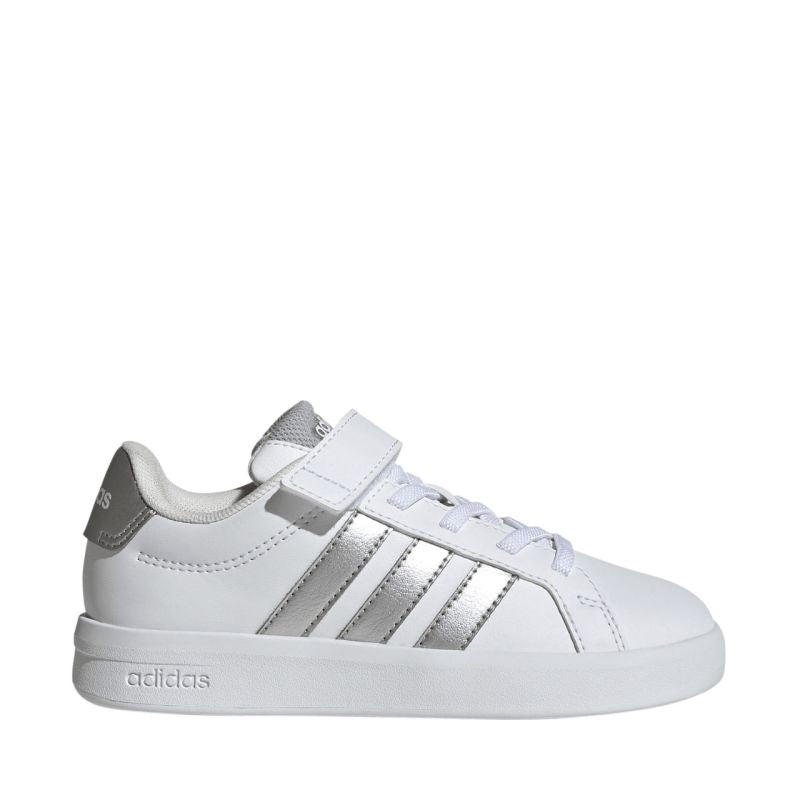 Adidas Grand Court 3.0 Kids' White and ezüst gyerek cipő