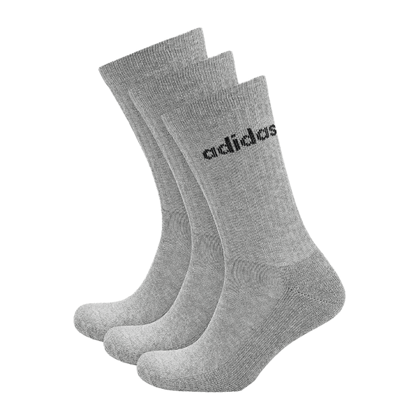 Adidas Half-Cushioned Crew 3 darabos szürke zokni szett - Sportmania.hu