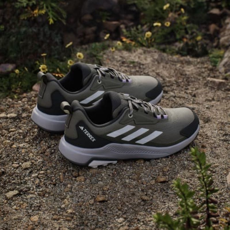 Adidas hiking TERREX Anylander – olive strata/dash /n.cargo, size: női cipő, szürke