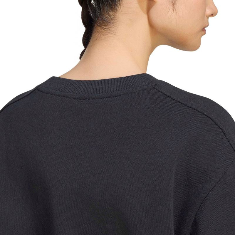 Adidas Kit Small Logo sweatshirt női pulóver, fekete