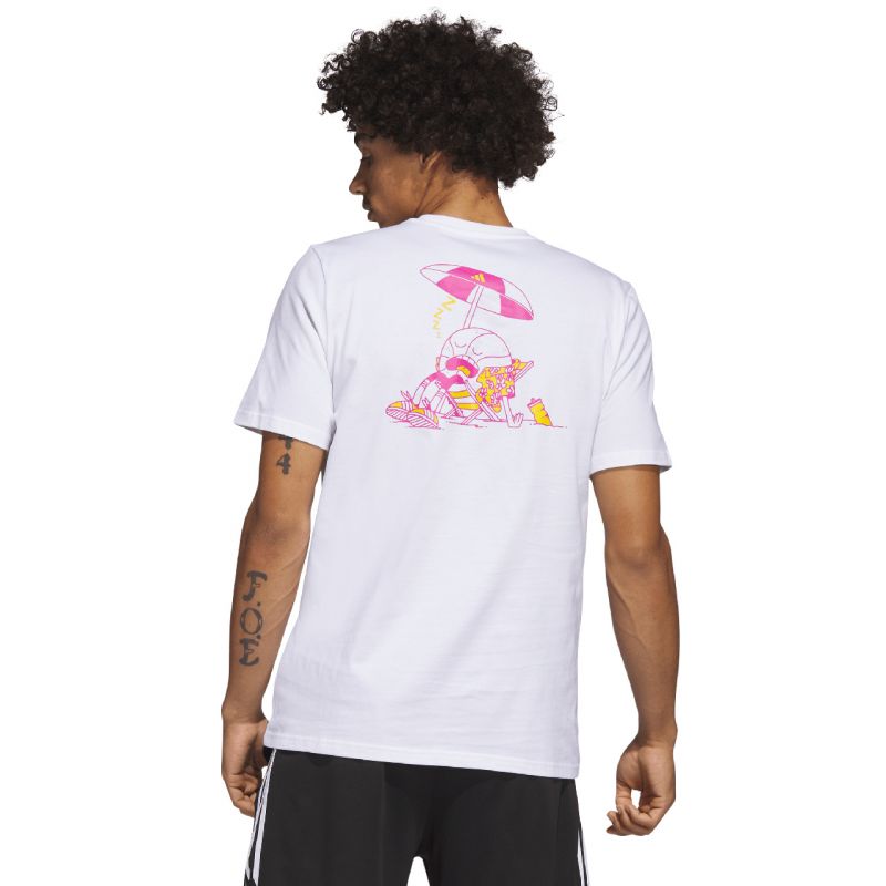 Adidas Lil Stripe Spring Break Graphic Short Sleeve Basketball Tee M IC1868 Póló - Sportmania.hu