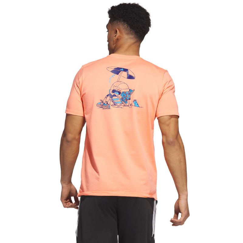 Adidas Lil Stripe Spring Break Graphic Short Sleeve Basketball Tee M IC1869 Póló - Sportmania.hu