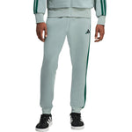 Men's adidas Essentials 3-Stripes Fleece Pants KD4836 menta férfi nadrág