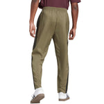Men's adidas Essentials 3-Stripes Stanford Open Hem JE6401 oliva férfi nadrág