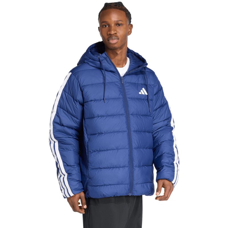 Men's adidas Essentials CLIMAWARM 3-Stripes Jacket Blue férfi Kabát JX7771