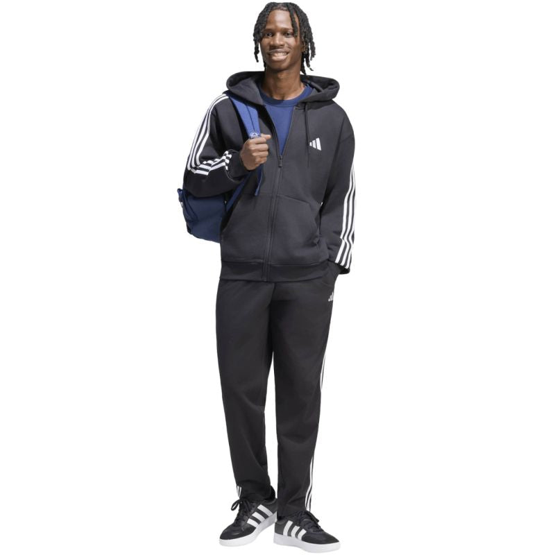 Adidas Men's Essentials 3-Stripes Single Jersey fekete férfi nadrág KY6611