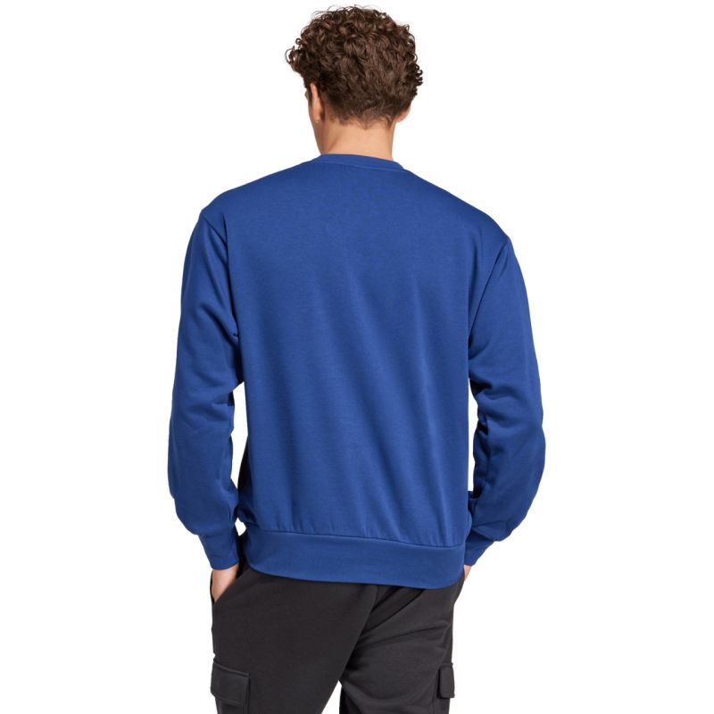 Adidas Men's Essentials Feelcozy sweatshirt blue 2xs férfi pulóver JE3792