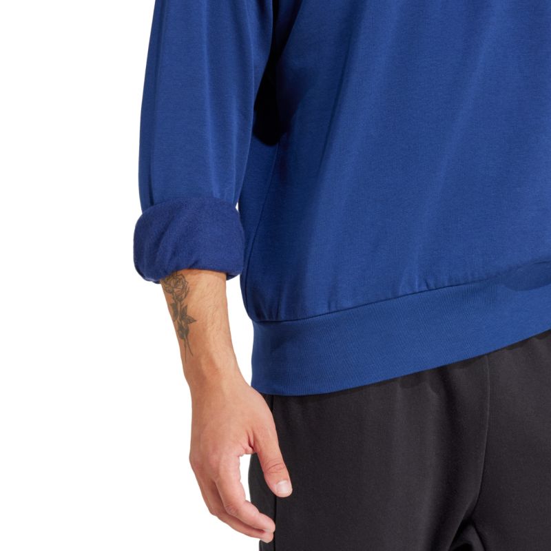 Adidas Men's Essentials Feelcozy sweatshirt blue 2xs férfi pulóver JE3792