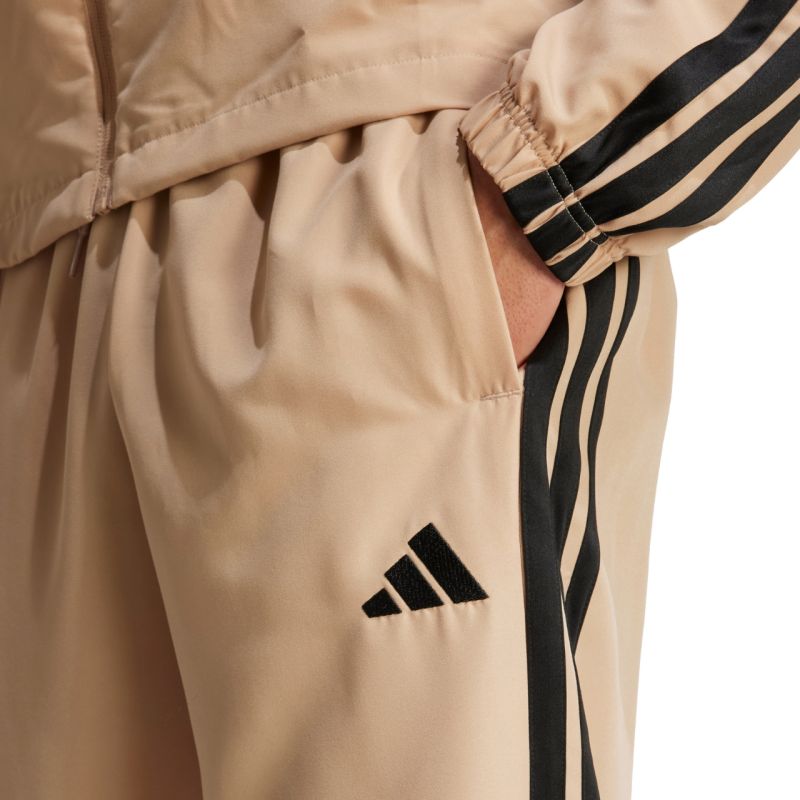 adidas Men's Sportswear Basic 3-Stripes Woven Tracksuit Beige férfi JX3149