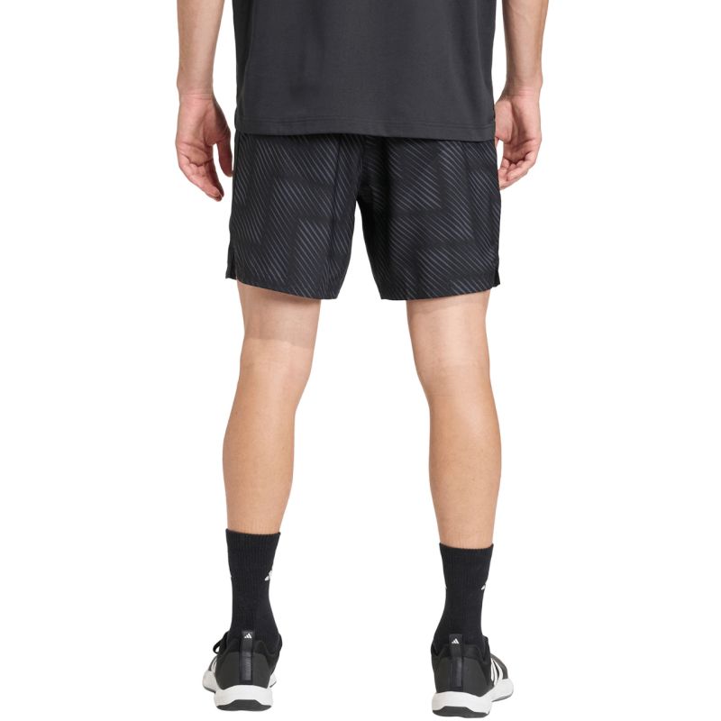Adidas Men's Tech Intensity Aop Shorts fekete férfi rövidnadrág