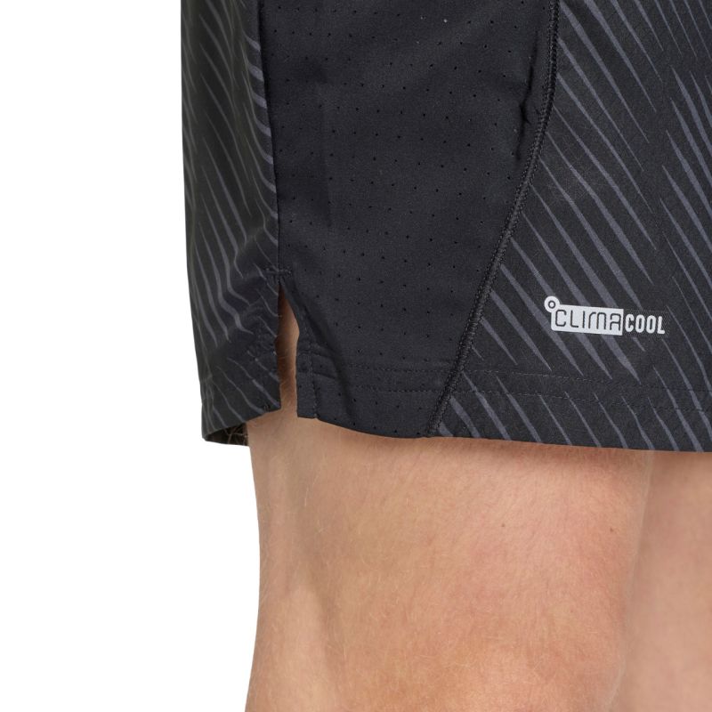 Adidas Men's Tech Intensity Aop Shorts fekete férfi rövidnadrág