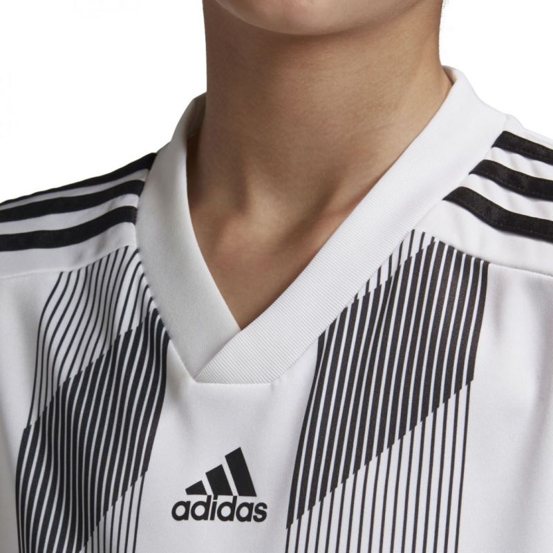 Adidas Striped 19 Jr DU4398 Tee Póló Ruházat Póló - Sportmania.hu