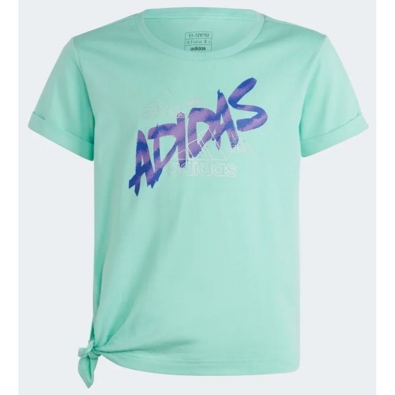 adidas T-shirt adidas Dance Knotted Tee Jr. HR5817 Póló - Sportmania.hu