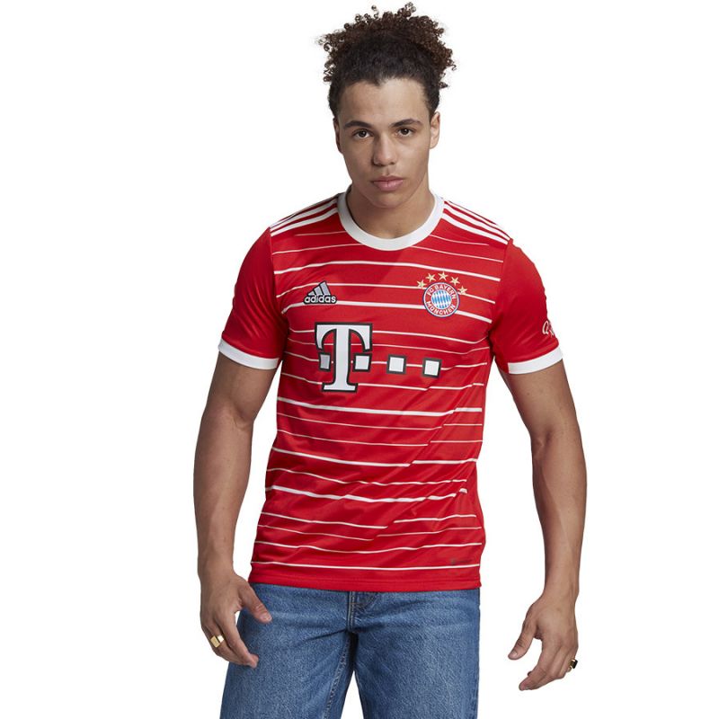 adidas T-shirt adidas FC Bayern H Jsy M H39900 Póló - Sportmania.hu