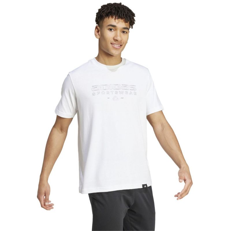 adidas T-shirt adidas Tech Linear Graphic M IW2690 Póló - Sportmania.hu