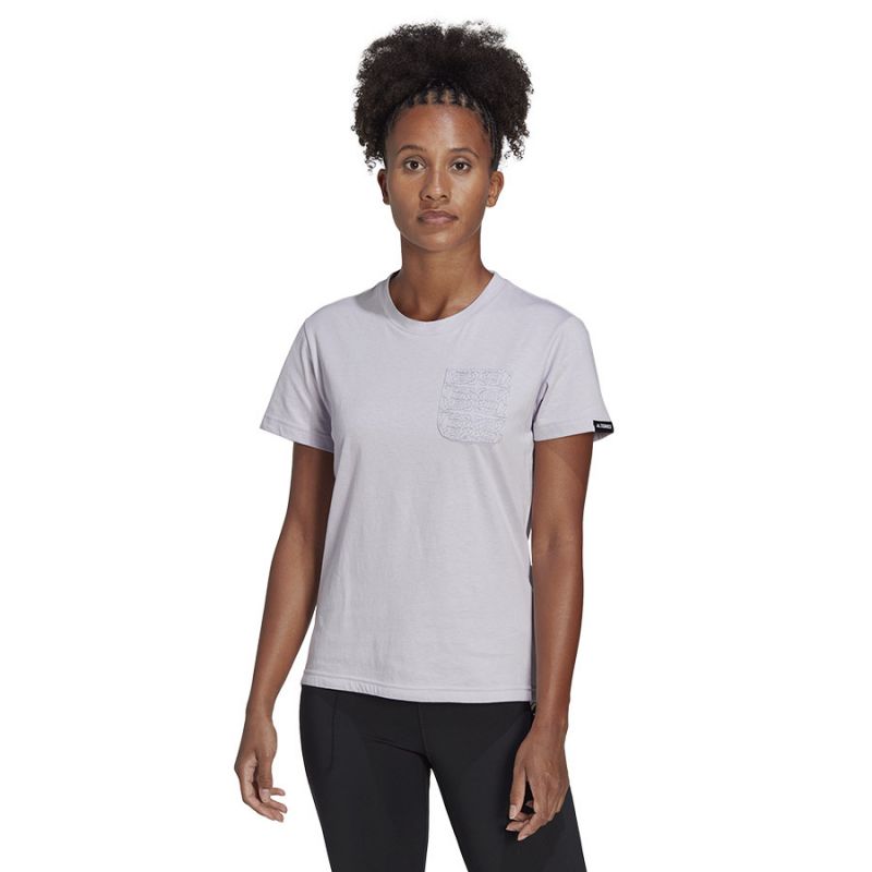 adidas T-shirt adidas TX Pocket Tee W HT7247 Póló - Sportmania.hu