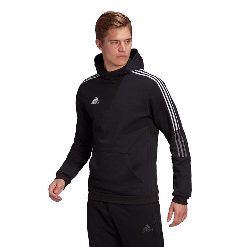 Adidas Tiro 21 Sweat Hoody M GM7341 Pulóver Kapucnis pulóver - Sportmania.hu